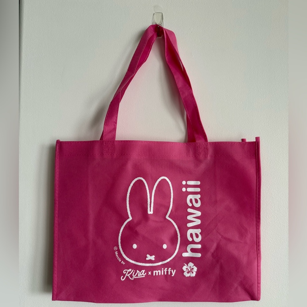 Miffy Hawaii Pink tote bag